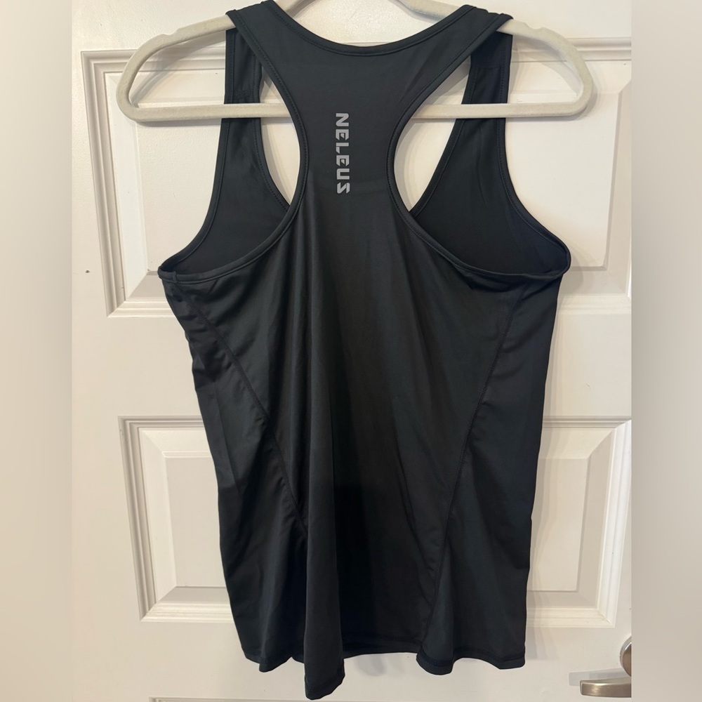Neleus Workout Racerback Tank Top Size M